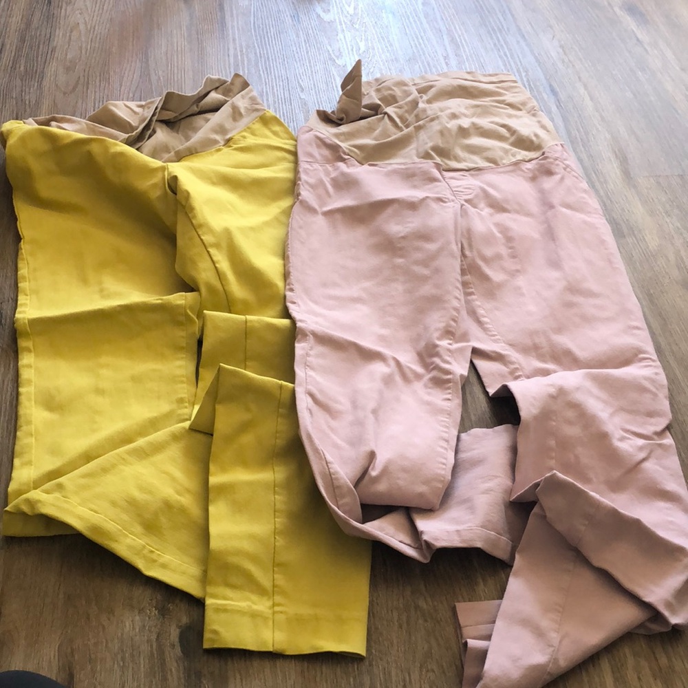 Maternity colored pants